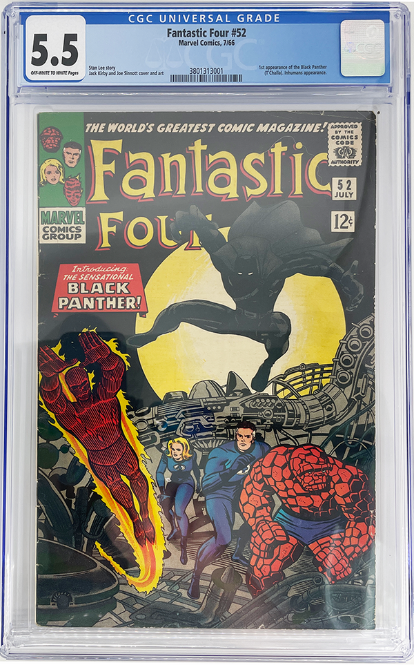 Fantastic Four #52 | 1st Appearance of the Black Panther | CGC 5.5