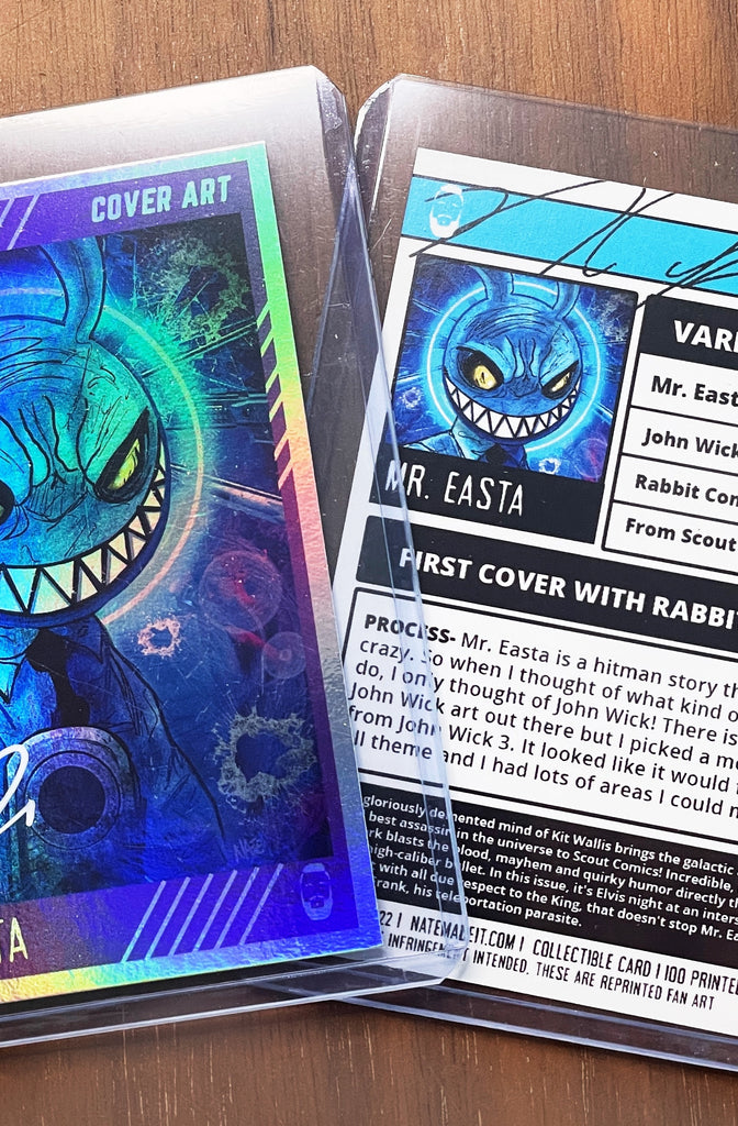 MR. EASTA #1 | NATE MADE IT TRADING CARD VARIANT | RABBIT COMICS EXCLUSIVE