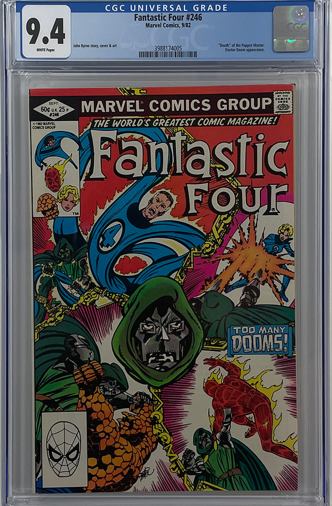 Fantastic Four #246 | "Death" of the Puppet Master | CGC 9.4