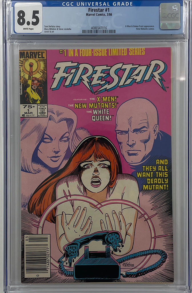 Firestar #1 | X-Men & Emma Frost App | CGC 8.5