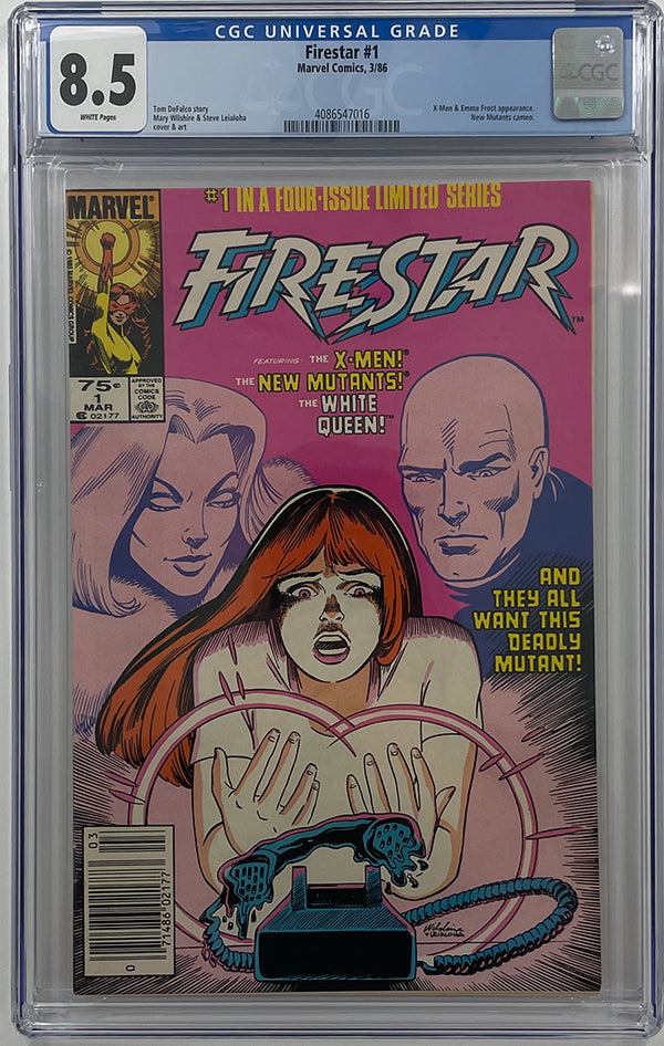 Firestar #1 | X-Men & Emma Frost App | CGC 8.5
