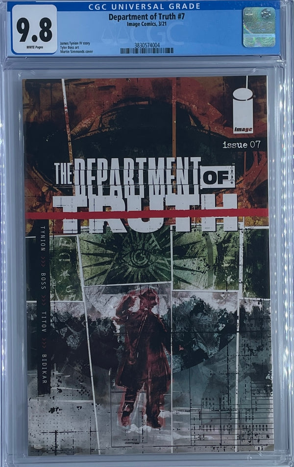Department of Truth #7 |  First Print | Cover A | CGC 9.8