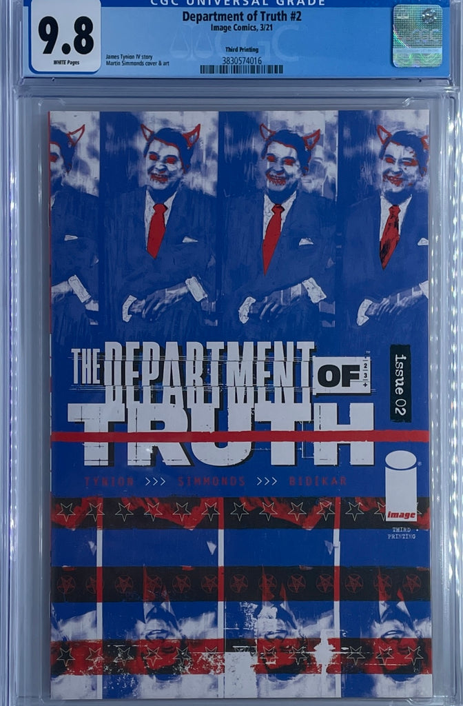 Department of Truth #2 | Third Print | CGC 9.8