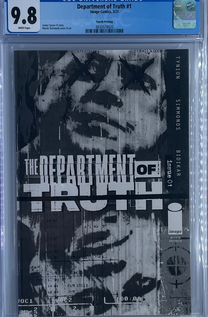 Department of Truth #1 | Fourth Print | CGC 9.8