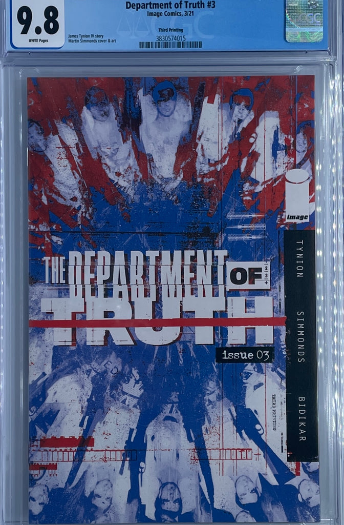 Department of Truth #3 | Third Print | CGC 9.8