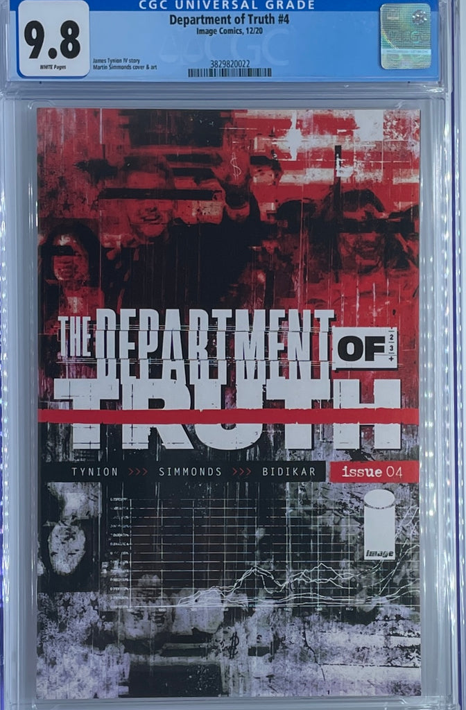 Department of Truth #4 | 1st Print Cover A  | CGC 9.8