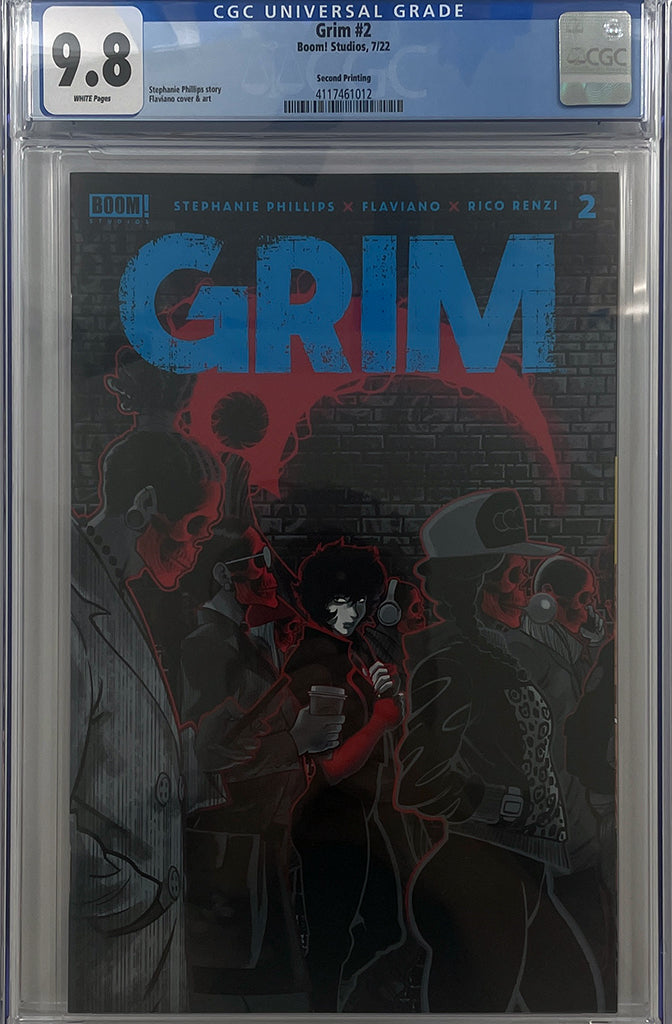 GRIM #2 | 2nd Printing  |  FLAVIANO | CGC 9.8