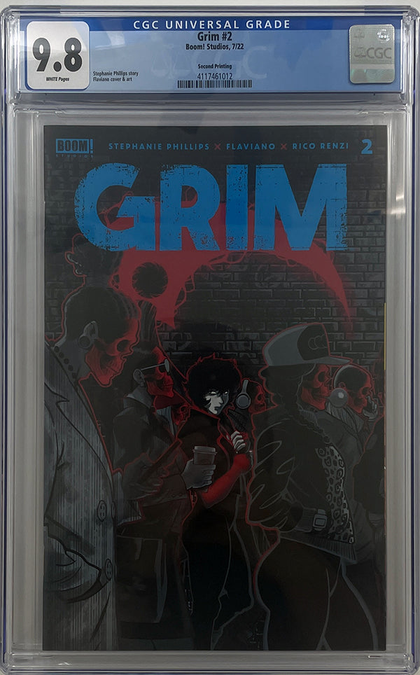 GRIM #2 | 2nd Printing  |  FLAVIANO | CGC 9.8