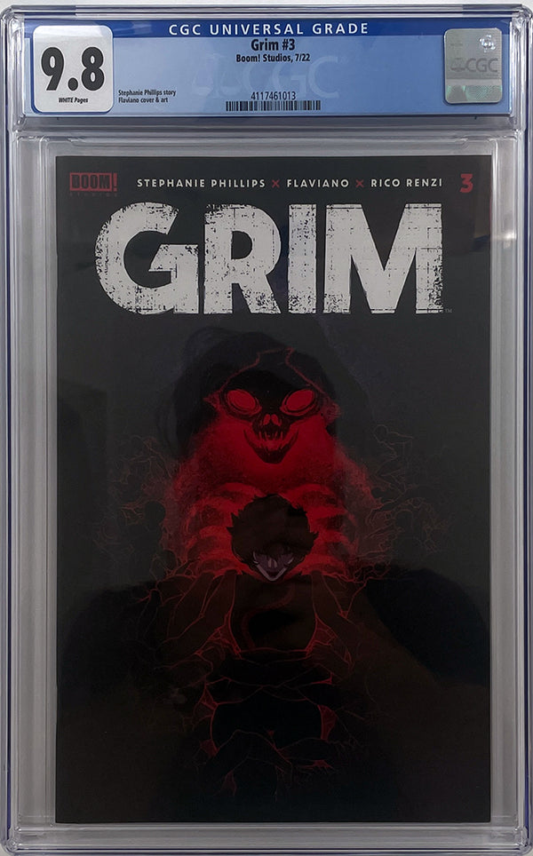 GRIM #3 | 1st Printing | Cover A |  FLAVIANO | CGC 9.8