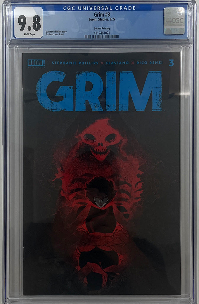 GRIM #3 | 2nd Printing  |  FLAVIANO | CGC 9.8