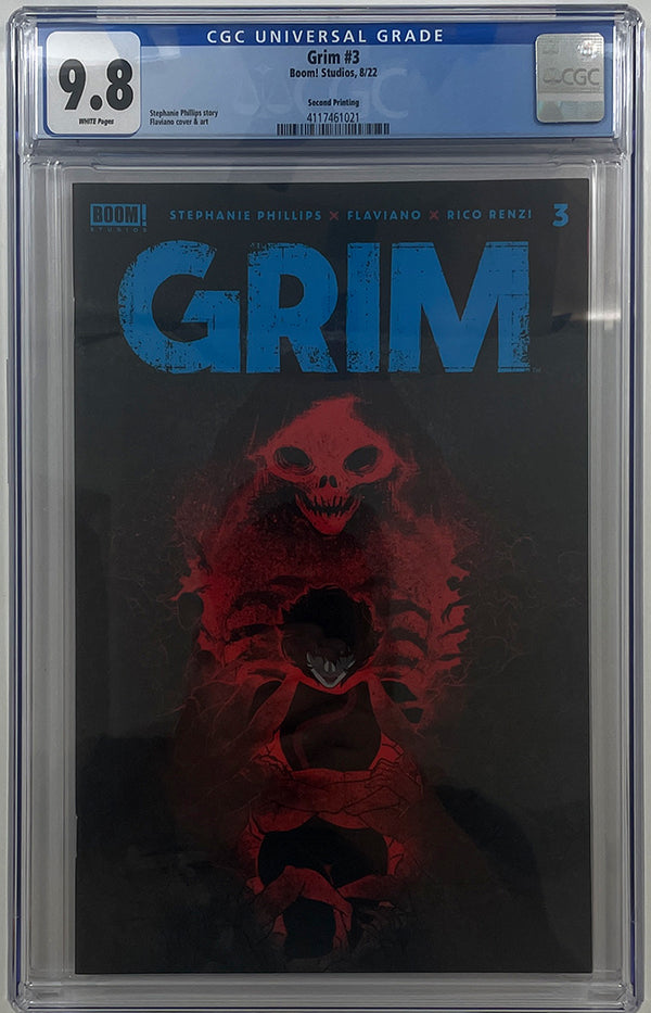 GRIM #3 | 2nd Printing  |  FLAVIANO | CGC 9.8