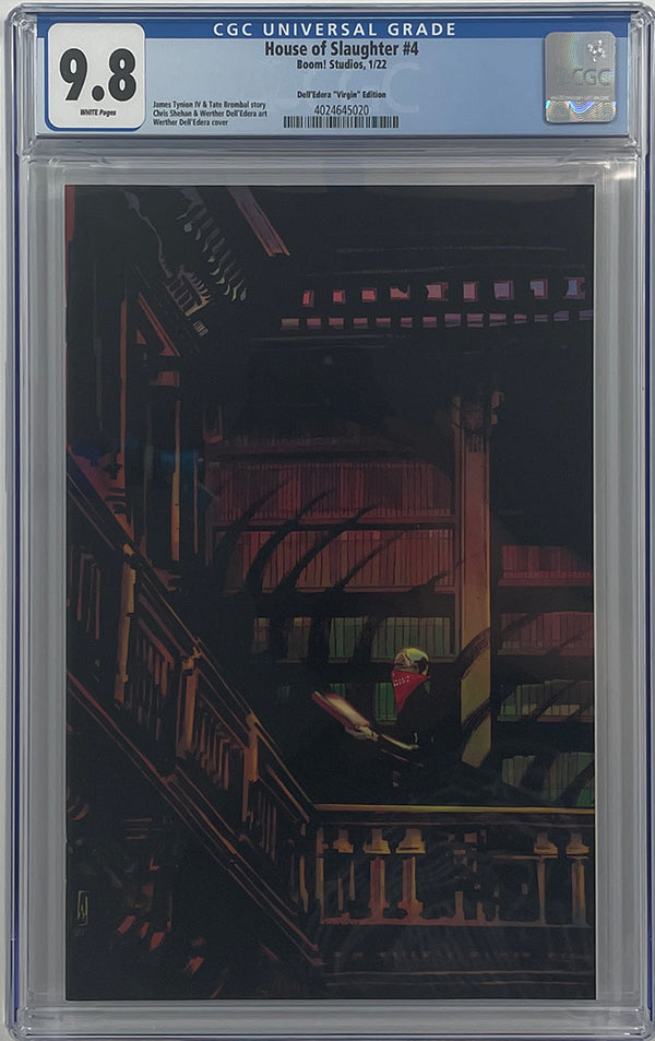 House of Slaughter #4 | 1:25 Dell'Edera Incentive Ratio Variant | CGC 9.8