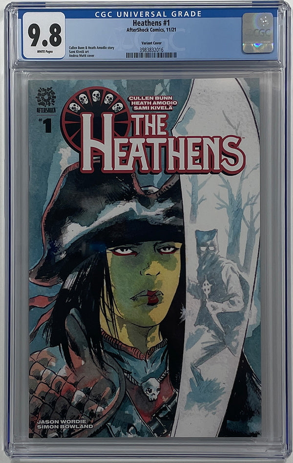 Heathens #1 | Cover B | 1:10 ANDREA MUTTI Incentive Variant | CGC 9.8