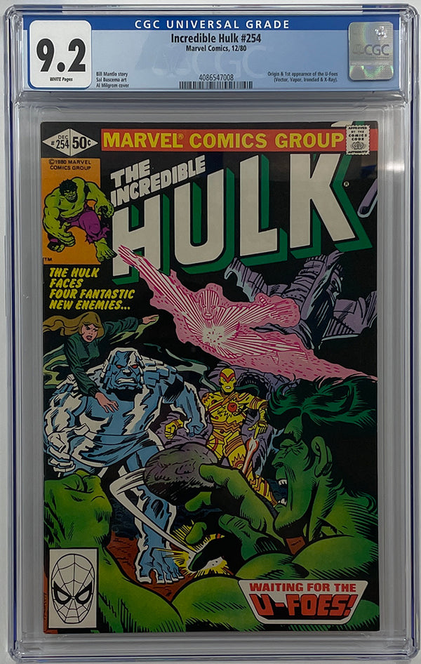 Incredible Hulk #254 | Origin and 1st App of the U-Foes | CGC 9.2