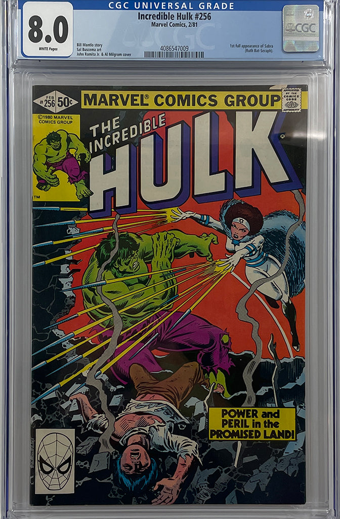 Incredible Hulk #256 | 1st Full App of Sabra | CGC 8.0