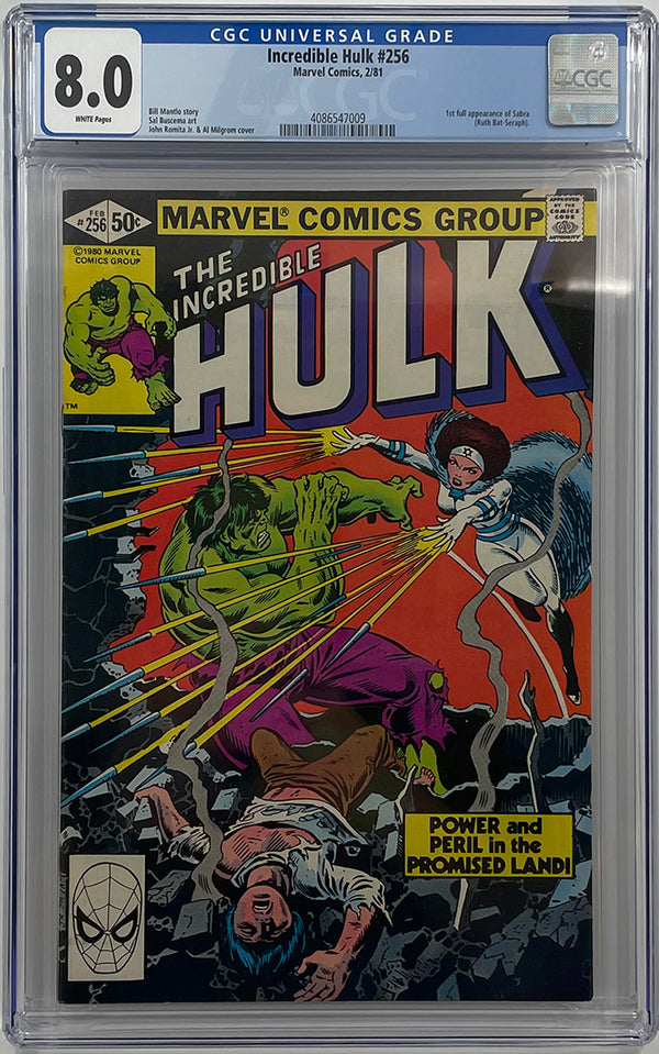 Incredible Hulk #256 | 1st Full App of Sabra | CGC 8.0
