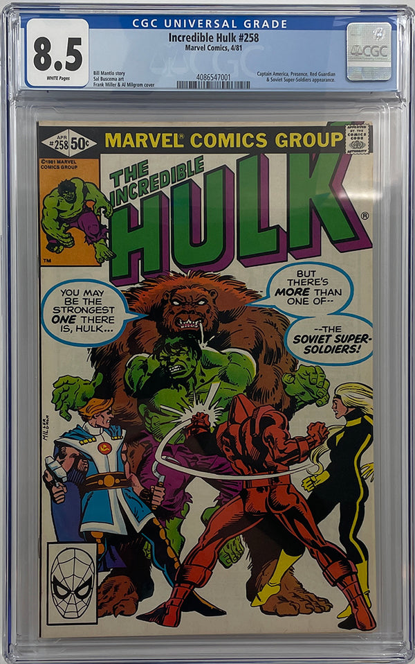 Incredible Hulk #258 | Marvel Comics | CGC 8.5