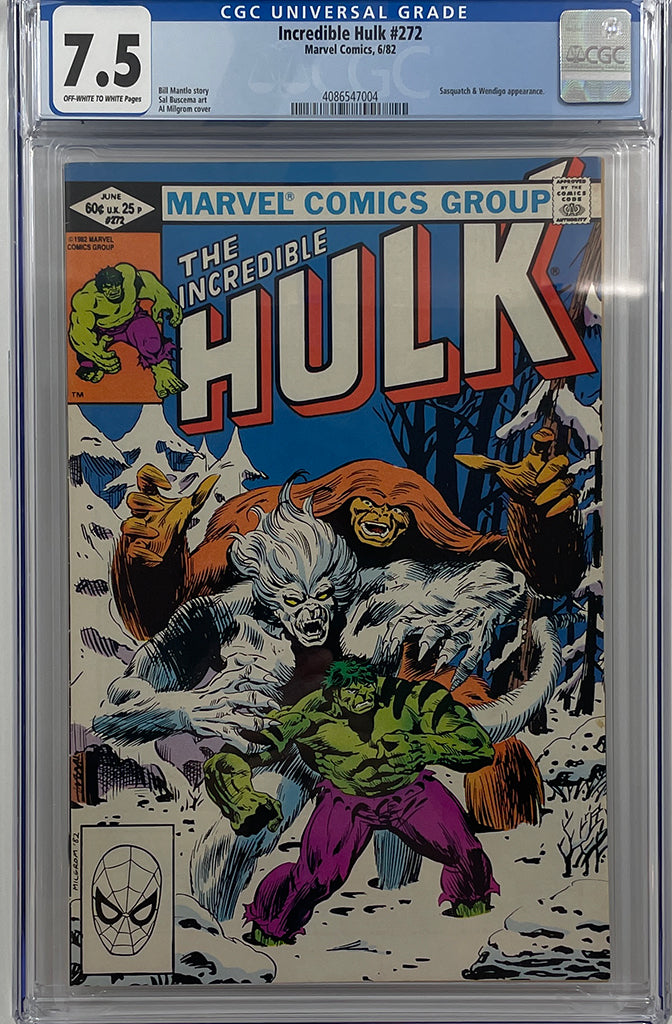 Incredible Hulk #272 | Sasquatch and Wendigo | CGC 7.5