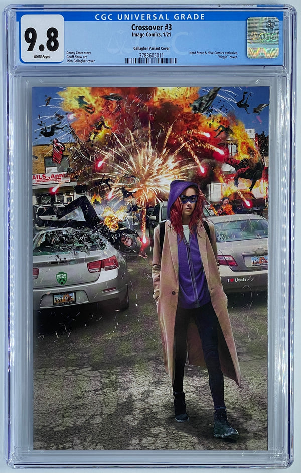 Crossover #3 | Gallagher Variant Cover | CGC 9.8