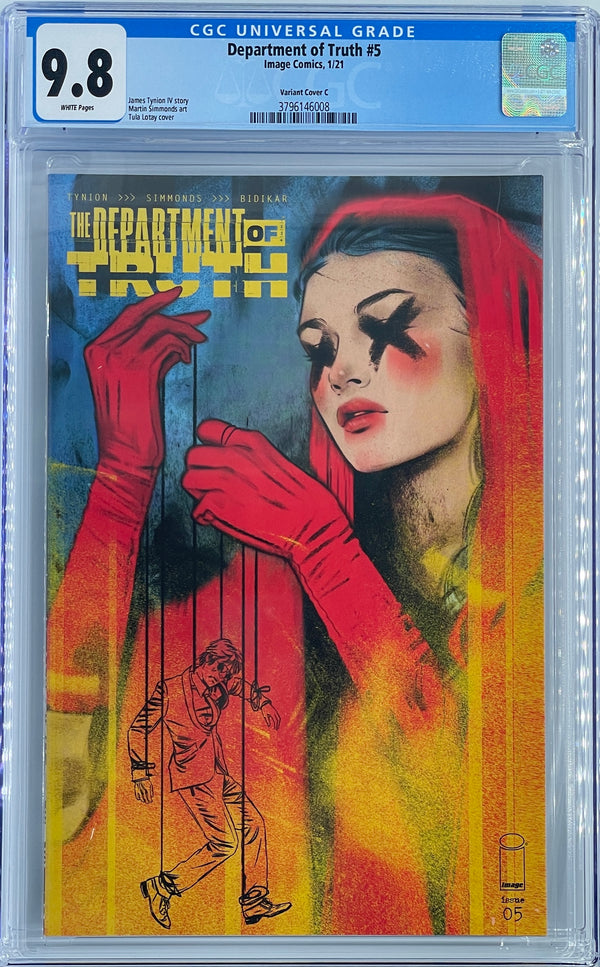Department of Truth #5 | Tula Lotay Variant C | CGC 9.8