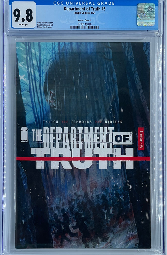 Department of Truth #5 | Tiffany Turrill Variant D | CGC 9.8