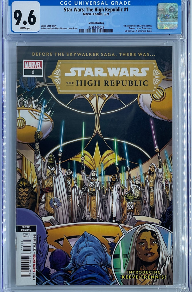 Star Wars The High Republic #1  Second Printing | CGC 9.6