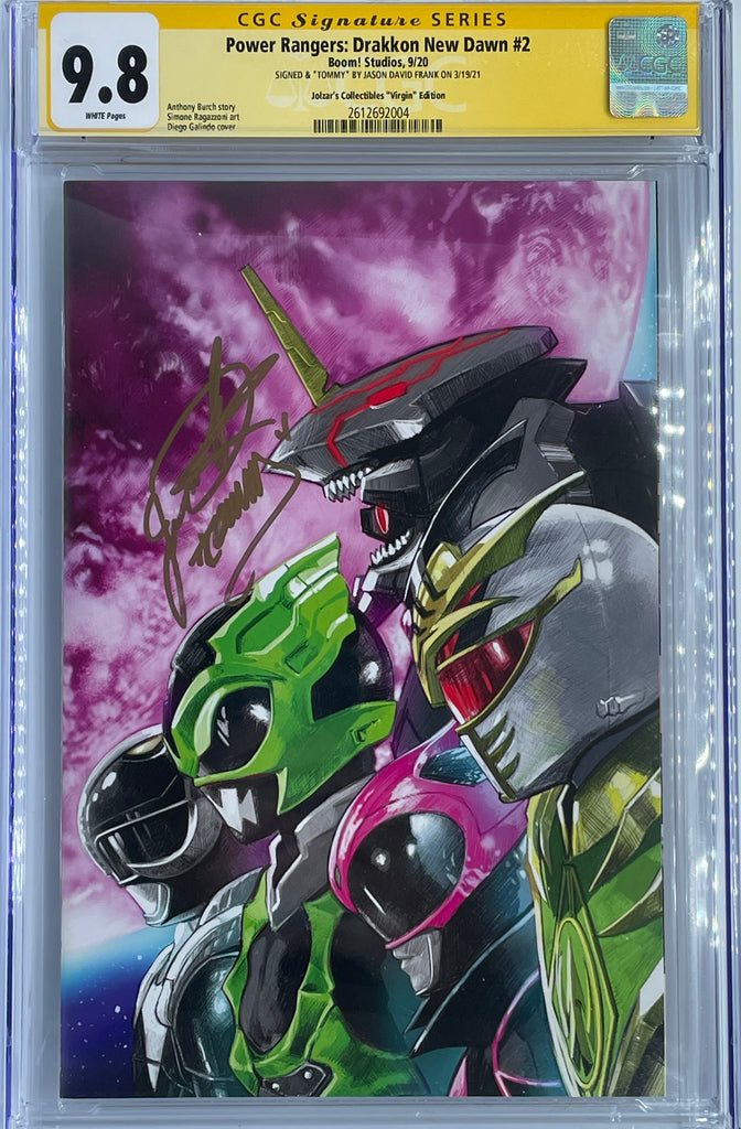 Power Rangers Drakkon New Dawn #2 | Green Galindo Variant | CGC SS 9.8