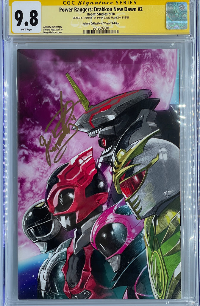 Power Rangers: Drakkon New Dawn #2 | Red Galindo Variant | CGC SS 9.8