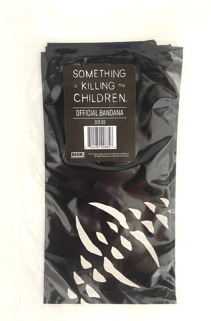 Something Is Killing The Children Mask | Official BOOM! Black Bandanna Mask