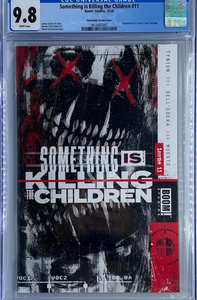 Something is Killing the Children #11 |1:100 Simmonds Ratio Variant | CGC 9.8