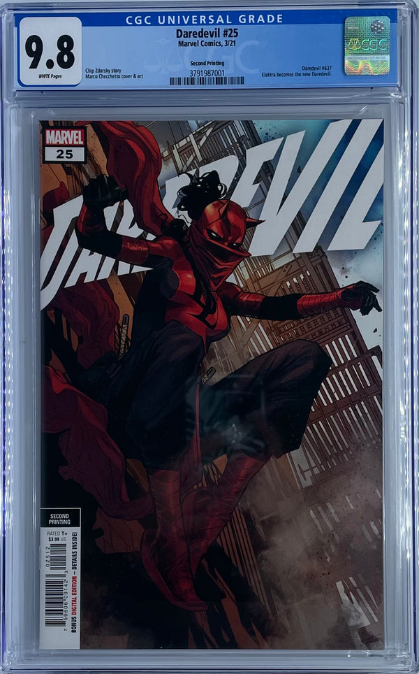 Daredevil #25 | Second Printing | CGC 9.8