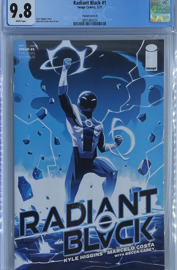Radiant Black #1 | 1:10 Ratio Variant | CGC 9.8