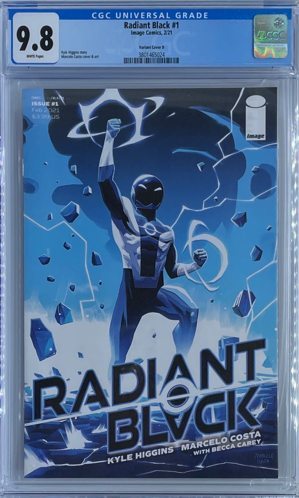 Radiant Black #1 | 1:10 Ratio Variant | CGC 9.8
