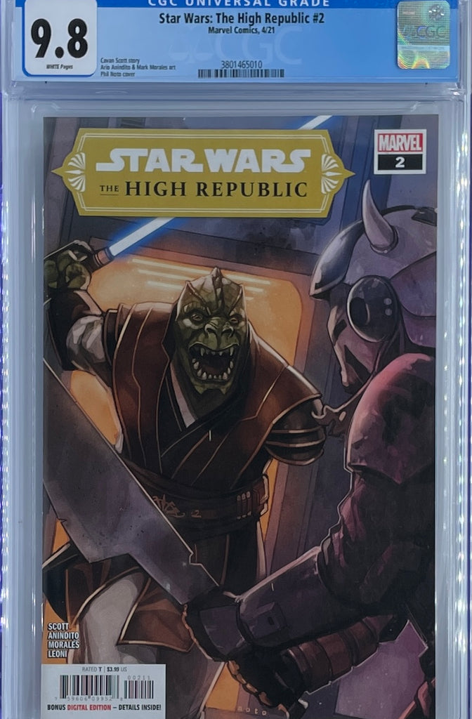Star Wars: The High Republic #2 | Cover A | CGC 9.8