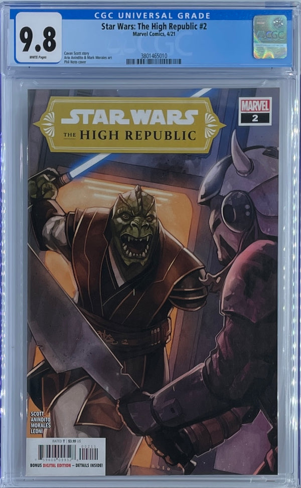Star Wars: The High Republic #2 | Cover A | CGC 9.8