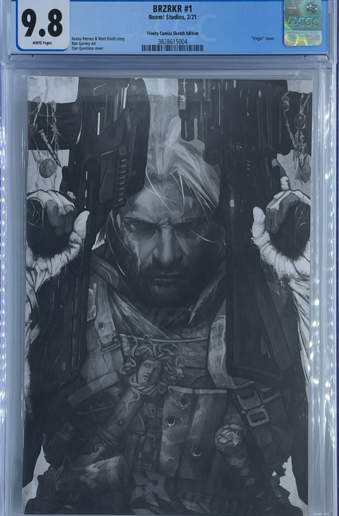 BRZRKR #1 | Dan Quintana Sketch Virgin Variant | CGC 9.8