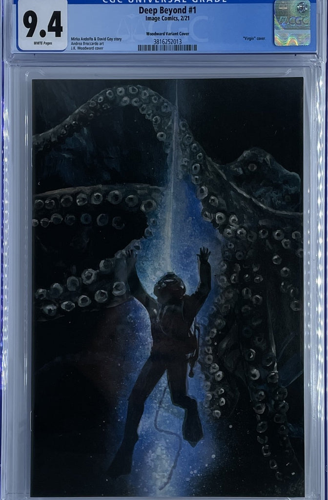 Deep Beyond #1 | J.K. Woodward Virgin Variant | CGC 9.4