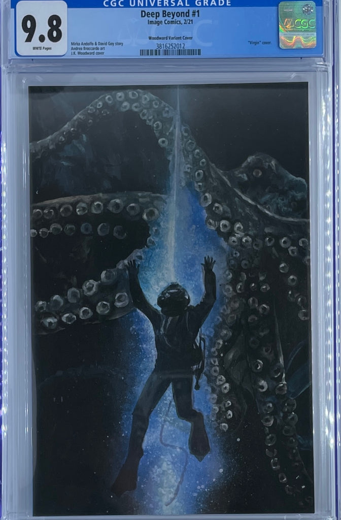 Deep Beyond #1 | J.K. Woodward Virgin Variant | CGC 9.8