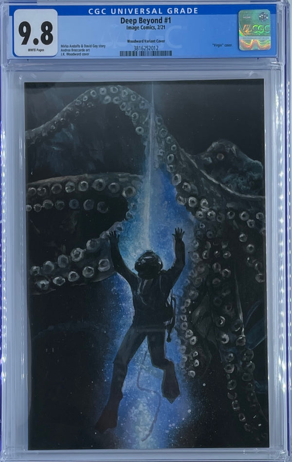 Deep Beyond #1 | J.K. Woodward Virgin Variant | CGC 9.8