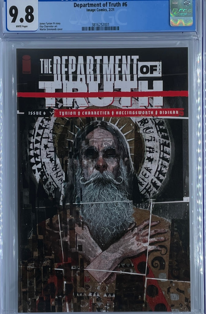 Department of Truth #6 | 1st Print | Martin Simmonds Cover | CGC 9.8