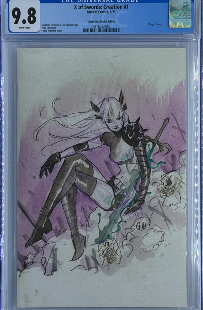 X of Swords #1 | Peach Momoko Sketch Variant | CGC 9.8