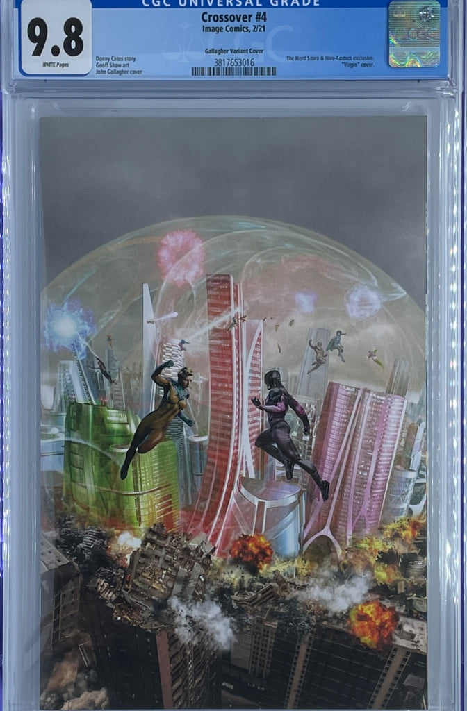 Crossover #4 | Gallagher Variant  | CGC 9.8