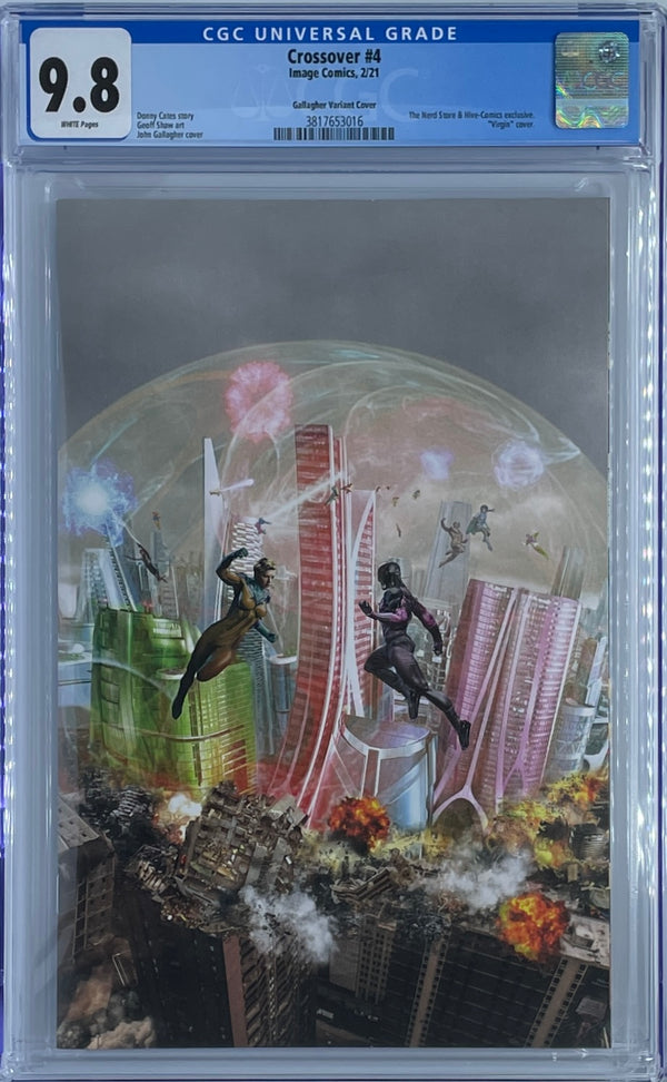 Crossover #4 | Gallagher Variant  | CGC 9.8