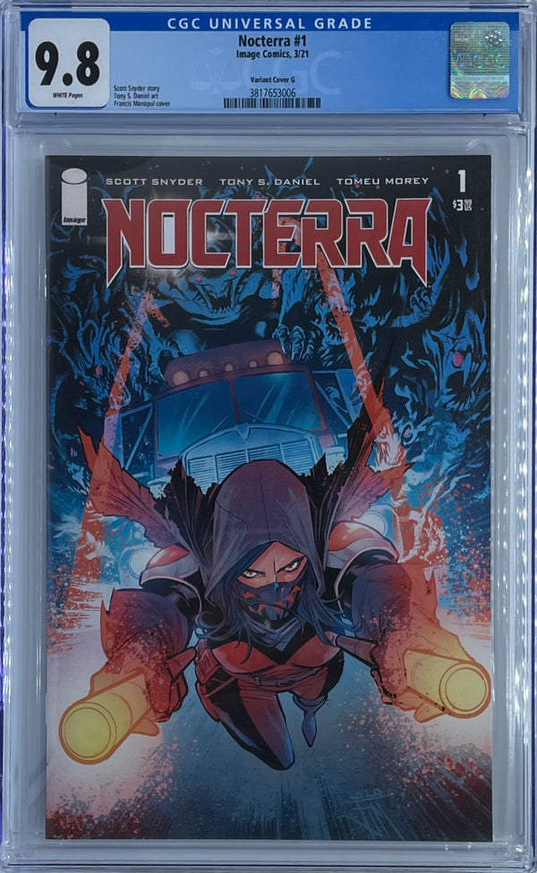 Nocterra #1 | 1:10 Ratio Francis Manapul Variant | CGC 9.8