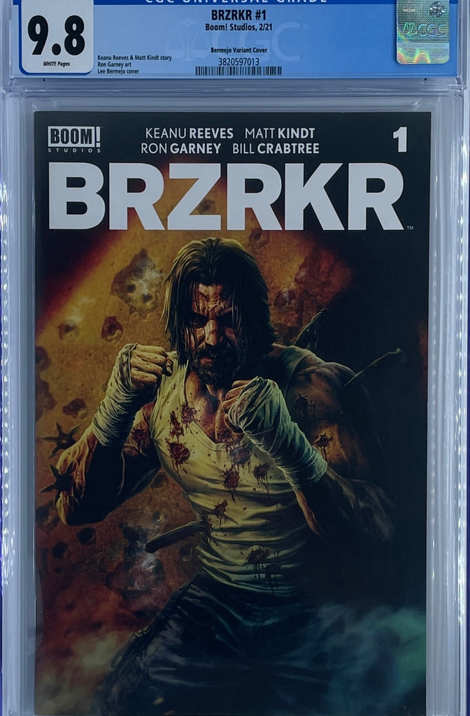 BRZRKR #1 | Lee Bermejo 1:25 Ratio Variant | CGC 9.8