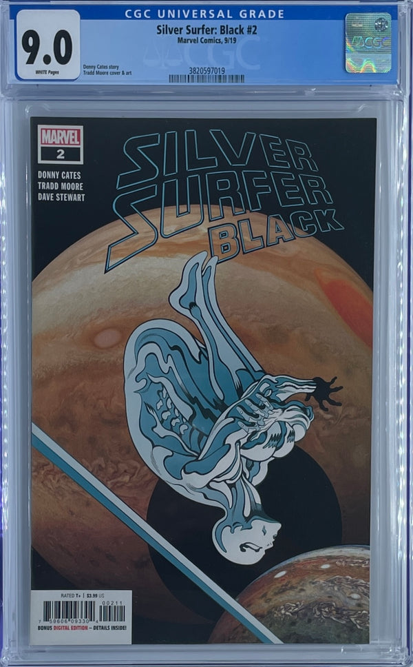 Silver Surfer Black #2 | Cover A | Donny Cates | CGC 9.0