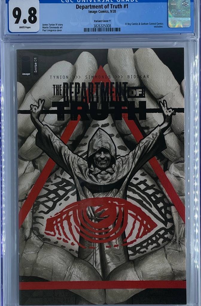 Department of Truth #1 | Paul Limgenco El Rey Comics Variant | CGC 9.8