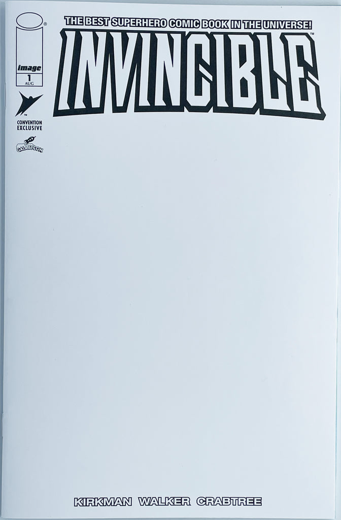 Invincible #1 | Blank Sketch Cover | Galaxy Con Exclusive