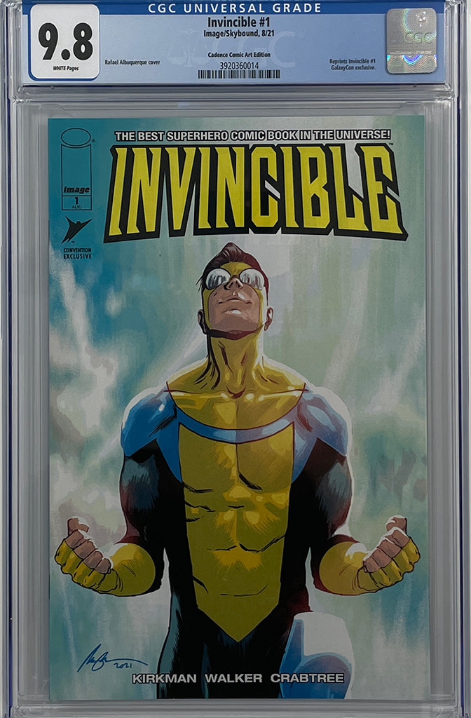 Invincible #1 | Galaxycon Raleigh Exclusive | CGC 9.8