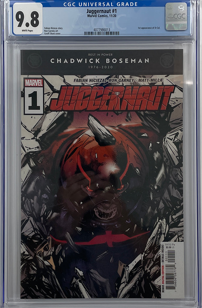 Juggernaut #1 | Cover A | 1st App of D-Cel | CGC 9.8